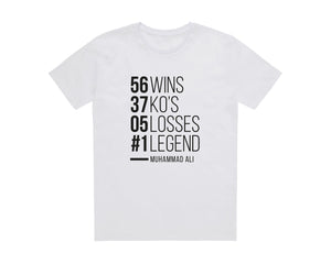 Muhammad Ali Stats T-shirt